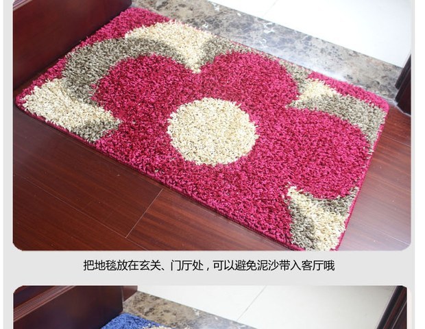 Joker ấn tượng hiên cửa ra vào mat cửa mat phòng ngủ foyer mat phòng tắm nhà bếp hấp thụ mat - Thảm sàn thảm xốp vân gỗ