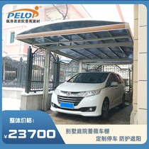 Pelopp Rosehip single stall Car shed Villa Parking Garage Parking Garage Home Awning Aluminum Alloy 5000 * 3000