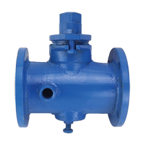 BX43W-10C two-way cast steel flange insulation valve insulation plug valve DN25 32 40 50 80 100