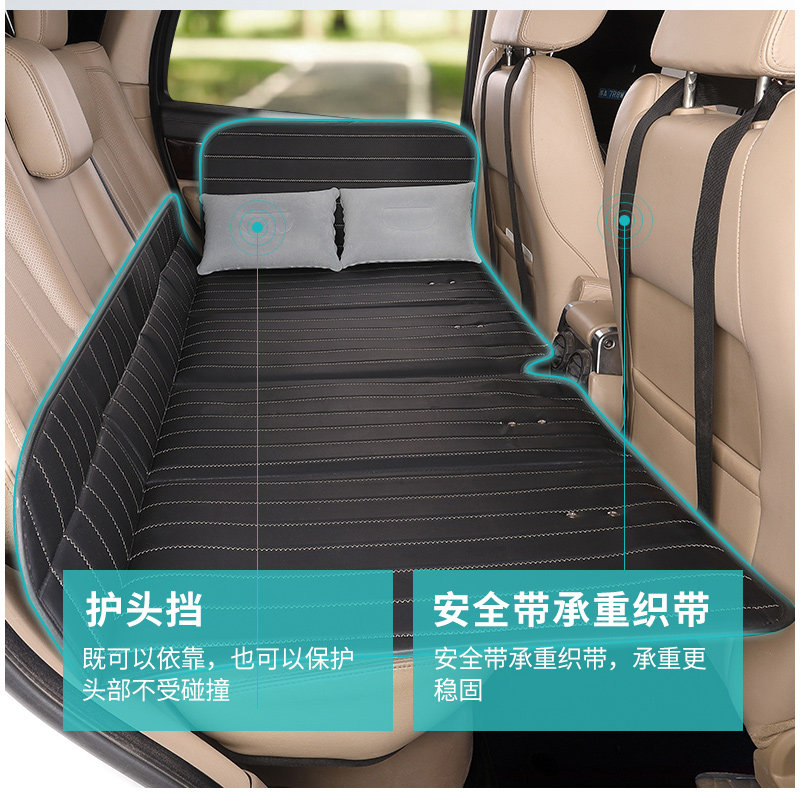 Car non-inflatable bed car rear sleeping pad travel mattress car sleeping mat rear seat air bed for sleeping in the car