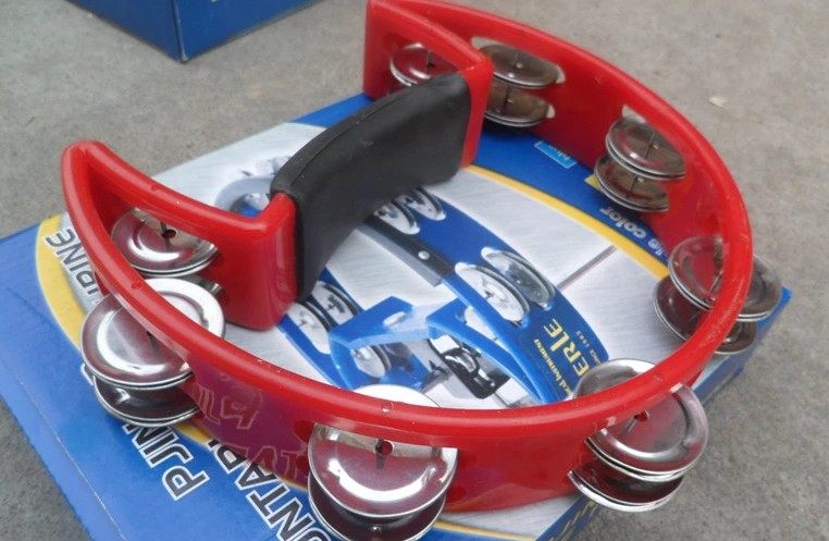 Hand string bell tambourine Single row hand bell Children's bell KTV bell KTV tambourine percussion