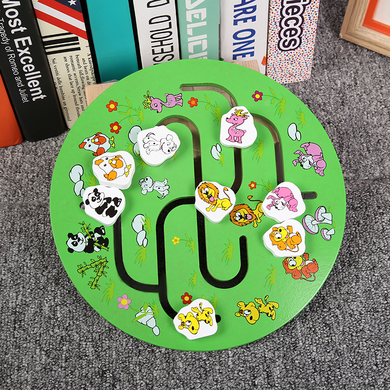 Early Childhood Children Concentration training Track Walking Maze Toy Matching Game Intelligence development 2-3-4 years old