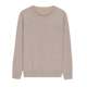 Ordos City 100% Pure Wool Sweater Women's Autumn Loose Round Neck Thin Cashmere Sweater with Bottoming Sweater