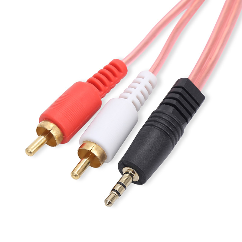3.5mm to Dual Rca Audio Splitter Cable, Left and Right Channel Amplifier, Laptop Audio Cable, Male Subwoofer Cable, Computer Speaker Audio Connection Cable, 3.5mm Splitter Cable for Connecting to Mobile Phones