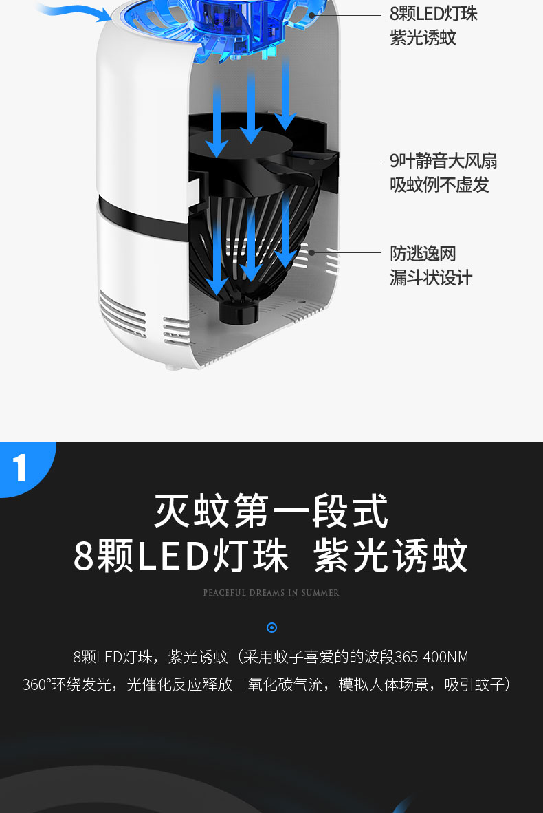 志高 家用灭蚊灯 灭蚊神器 图4