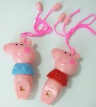 Whistles Pink Pigpe Pepe Pepe Pig Children Ropes Stomp Whistle Kindergarten Birthday Gift Pink Pig Little Girl Whistle