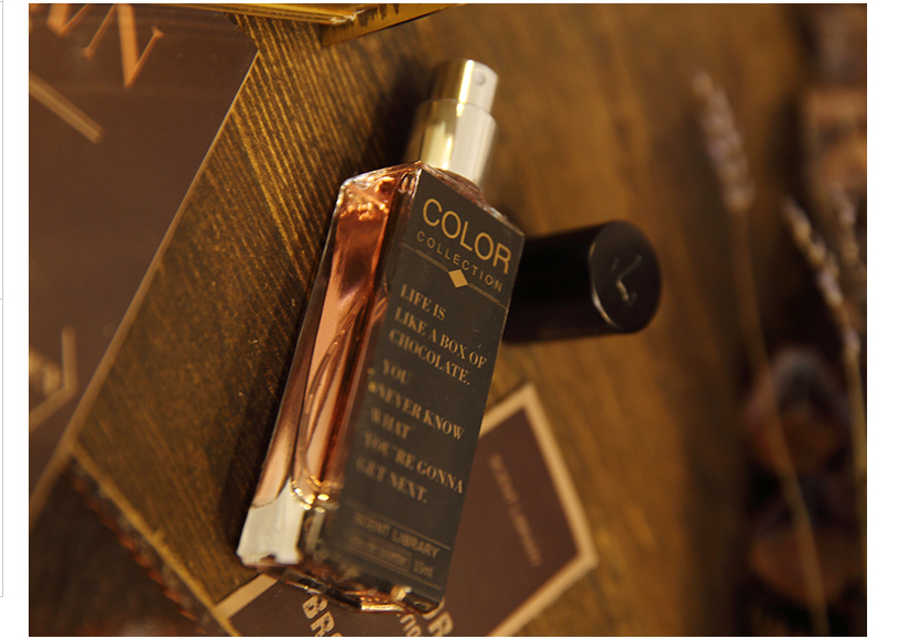 Thư viện mùi hương khiêu dâm loạt lâu dài Eau de Toilette Đàn ông và phụ nữ Nước hoa 15ml Eau de Toilette Brown nước hoa chanel bleu