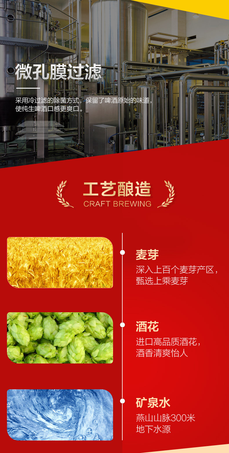 燕京啤酒 11度纯生 330ml*24罐*2箱 图3