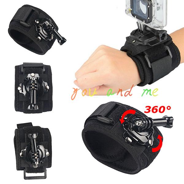 Applicable large territory GoPro 8 7 6 protective wrist arms with 360 degrees rotary widening stationary wrists