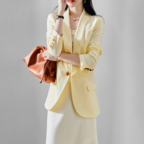 Mapping * Hong Kong light luxury womens fashion wild temperament Elegant Western atmosphere High-end sense blazer