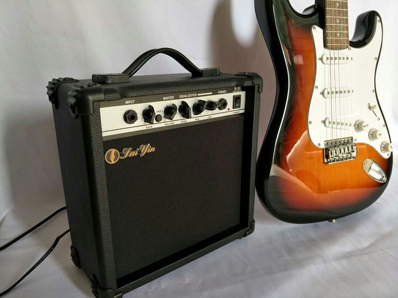 Người mới bắt đầu nhập 20 watt nhập khẩu guitar điện chất lượng cao loa đen chuyên dụng - Loa loa loa harman kardon