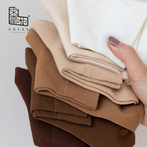 Begging dispensers Sox children Spring-autumn thin section of the day Department pure color Leica Elastic Korean version Low Gang Four Seasons All cotton Short-cylinder socks