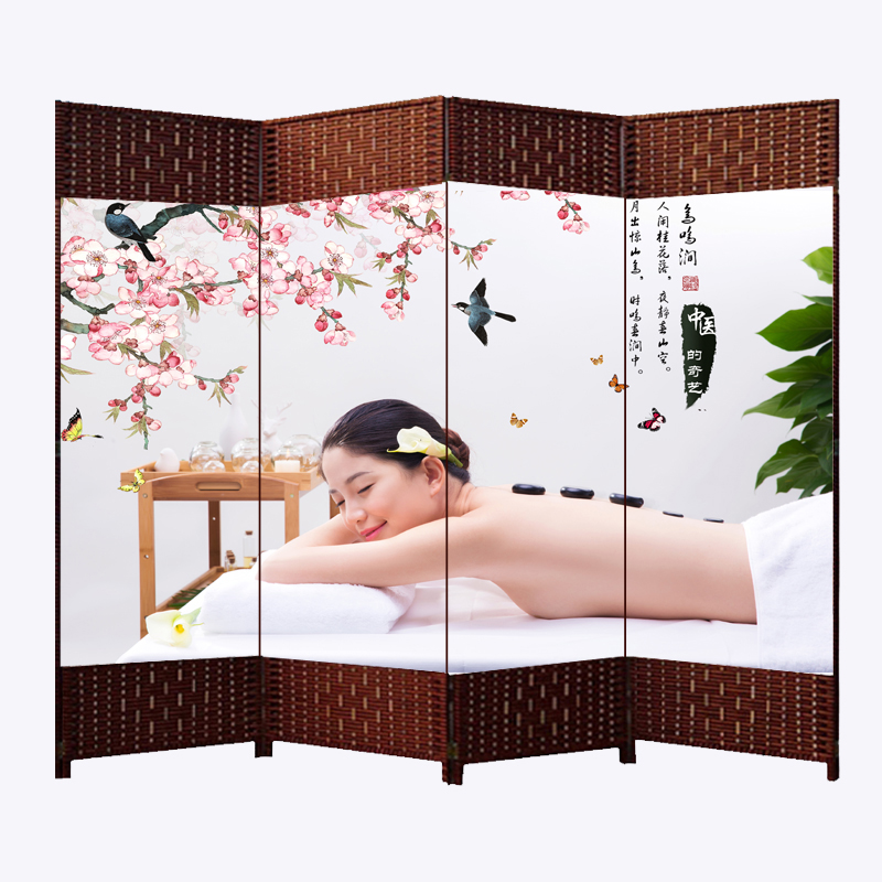 美容院屏风隔断墙，客厅变身养生馆的秘密武器✨
