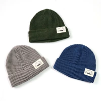 Hatlover Daily Одинокие мужчины и женщины универсальный высококачественный хлопковой смешанный на слиток сплетенная шерстяная крышка 55-58