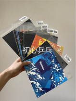 (Original intention) Table tennis cover protective film racket sticky rubber reverse adhesive film dustproof without adhesive protective film