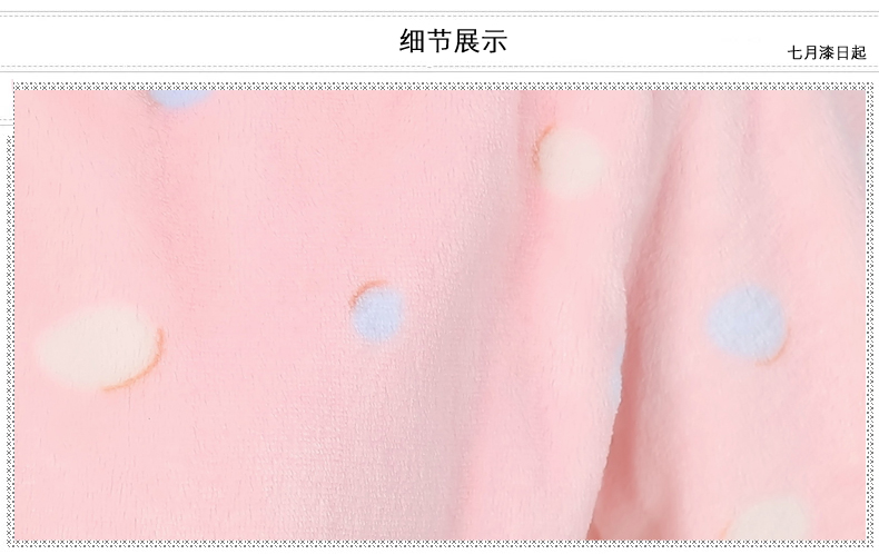 Mùa xuân và mùa thu flannel đồ ngủ dài tay của phụ nữ Quần XL san hô nhung mùa đông đồ ngủ phụ nữ phù hợp với dịch vụ nhà đồ bộ vải đũi