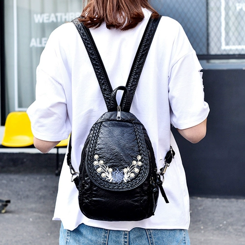 Маленький рюкзак, полиуретановая модная сумка через плечо, универсальная небольшая сумка для путешествий, нагрудная сумка, в корейском стиле, коллекция 2023