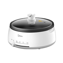 Beauté électrique pot chaud 6L électrique poêle à poêle Accueil multifonction thermo-chauffage électrique pot de cuisson en pot détachable pan corps facile à nettoyer