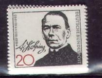West Germany stamps-Lord of the Lord jiao Union of Workers Union founder Kolping dies 100 years 1 full
