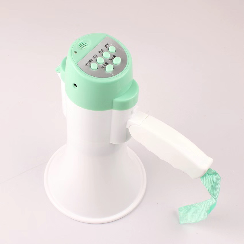 Hand-held lithium battery loudspeaker shouting recording 240 seconds on the stall to promote and sell loudspeaker tour guide loudly the glory of the king