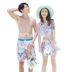 Bộ đồ bơi cặp đôi mới 2017 tắm nước nóng mùa xuân mới ngực nhỏ tụ tập chia ba mảnh phẳng đôi quần đi biển quần bơi - Vài đồ bơi 	đồ đi biển cặp đôi	 Vài đồ bơi