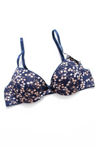 01 full 80 European and American flowers thin down thick mid-thick bra hood comfortable to gather glossy surface cute teenage underwear