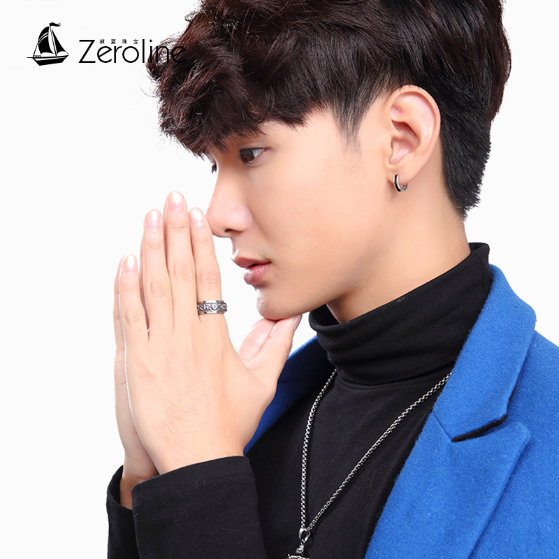 Bague homme      en Acier au titane - Ref 3089107 Image 4