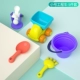 Маленькая игрушечная машина из мягкой резины, пляжная игрушка, комплект, 5 шт