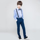 Children's suit suit, boy's small suit, flower girl dress, Korean version of medium-sized boy's host piano performance suit