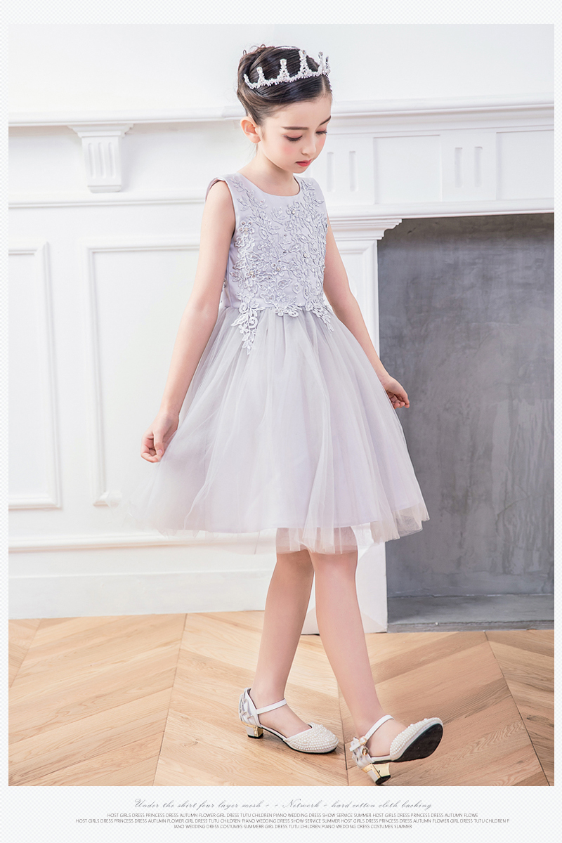 Đầm trẻ em váy công chúa váy cưới cô gái lớn trai sinh nhật chủ nhà catwalk trang phục piano mùa hè bộ tuxedo bé trai