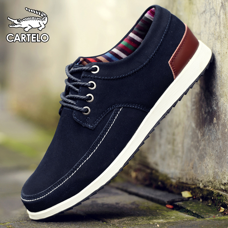 Crocodile men's shoes leather board shoes spring trend shoes men 2023 new spring and autumn models with men's casual shoes