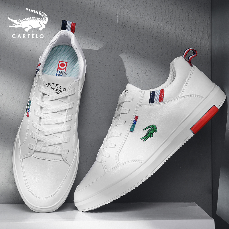 Crocodile 2022 New Shoes Man Wave Shoes Summer 100 Hitch Casual Little White Shoes Breathable Ice Silk Men Sports Board Shoes