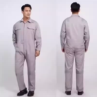 Серый тонкий комбинезон