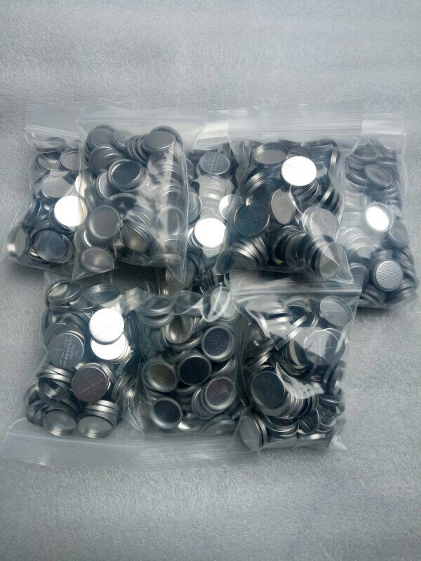 Button button battery shell CR2016 0 5mm gasket wave - shaped shrapnel