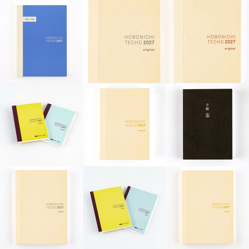 Now Available with Free Shipping: 2027 New Product, Hobonichi Paper Notebook, One Page Per Day Planner