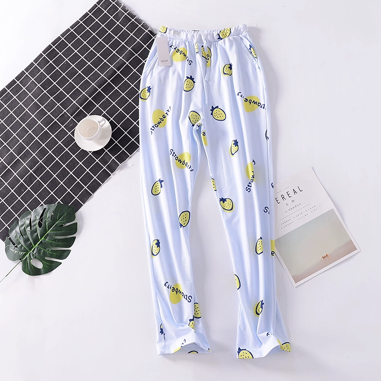 Quần pyjama cotton mùa thu và mùa đông Quần cotton cho phụ nữ mang thai lỏng lẻo phần mỏng mỏng Quần nhà cỡ lớn có thể mặc bên ngoài quần mặc nhà đẹp