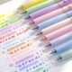 Kaba Bear color gel pen push-type Morandi color pen students use ins high-value set handbook mark to mark key handbook water pen color pen for girls to take notes