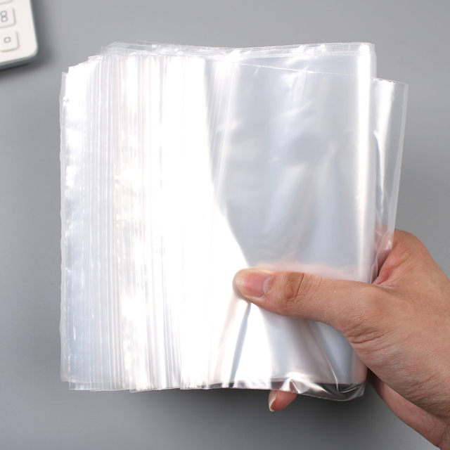 100 pieces of VAT invoice bags, transparent ziplock bags, invoice bags, special ziplock bags for VAT invoices, 28X16cm thick tax invoice transparent bags