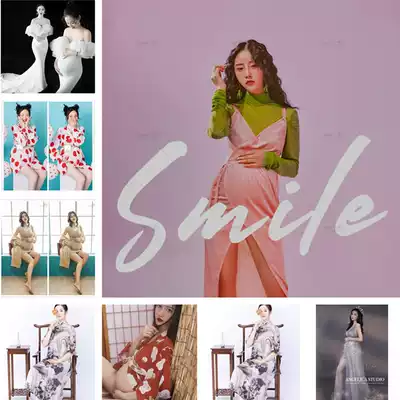 Pregnant women photography clothing new photo studio 2021 new pregnancy theme clothing pregnant mommy Photo Photo Photo Clothing