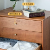 ER Black Wood Make June Little Dou Cabinet Северный твердый лес шесть дурац