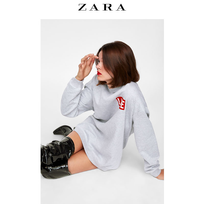 Sweatshirt femme ZARA - Ref 3216172 Image 5