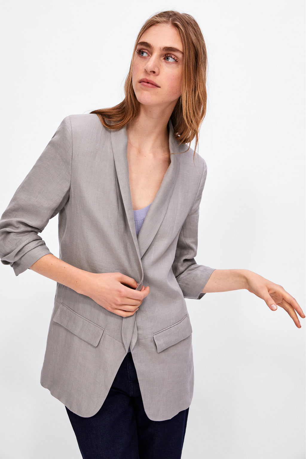 Veste pour femme ZARA en Chanvre - Ref 3217871 Image 22