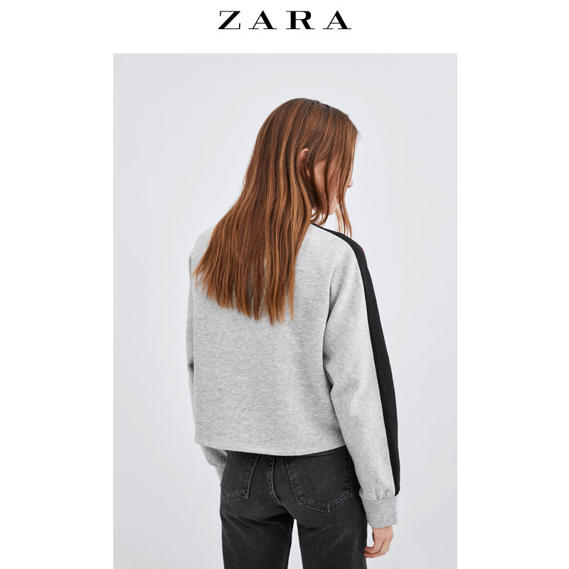 Sweatshirt femme ZARA en Coton - Ref 3216393 Image 5