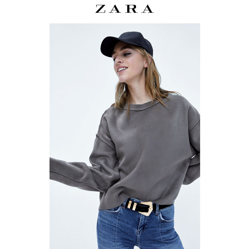 Sweatshirt femme ZARA en Polyester - Ref 3216456 Image 1