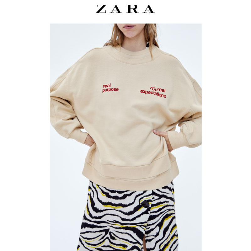 Sweatshirt femme ZARA - Ref 3213970 Image 3