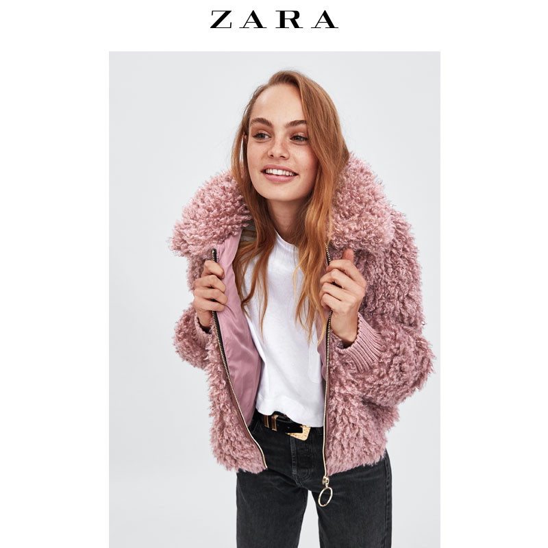 Manteau de fourrure femme ZARA - Ref 3174841 Image 1