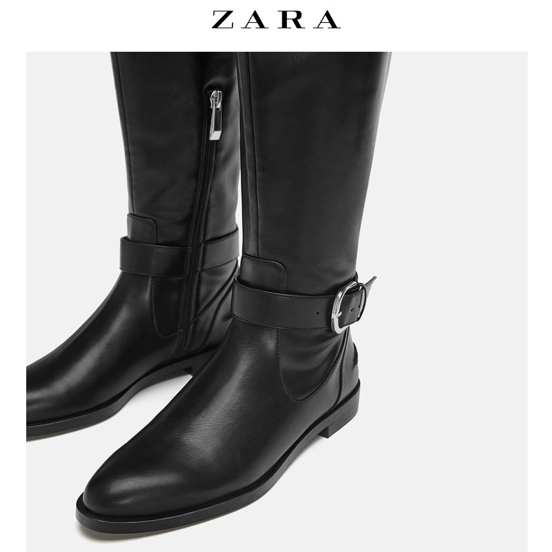 Bottes hiver pour femme ZARA en Caoutchouc - Ref 3247613 Image 4