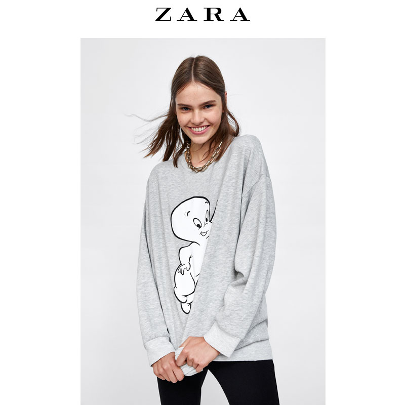 Sweatshirt femme ZARA - Ref 3213963 Image 4