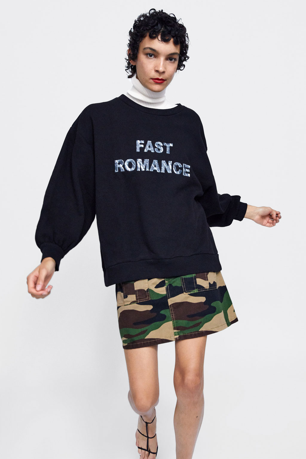 Sweatshirt femme ZARA en Coton - Ref 3216398 Image 15