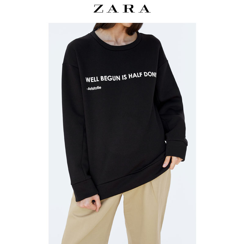 Sweatshirt femme ZARA - Ref 3216073 Image 4